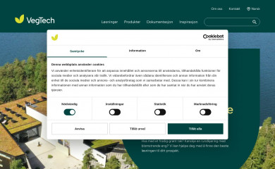 vegtech.no screenshot