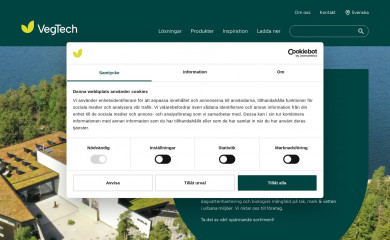 vegtech.se screenshot