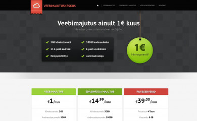 veebimajutuskeskus.ee screenshot