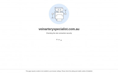 veinarteryspecialist.com.au screenshot