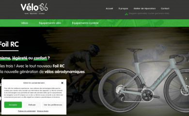 velo86.fr screenshot