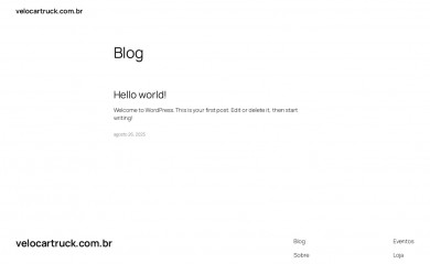 velocartruck.com.br screenshot