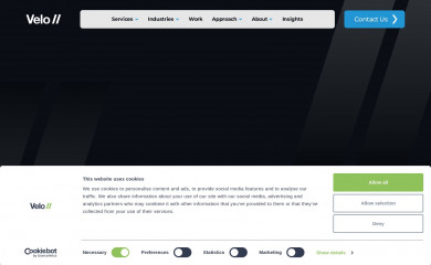 velomarketing.co.uk screenshot