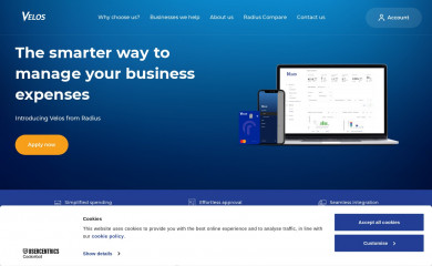 veloscard.com screenshot