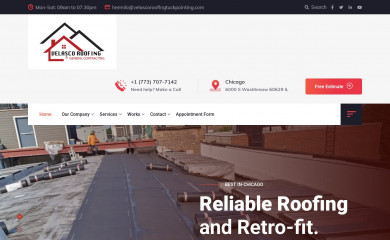 velascoroofingtuckpointing.com screenshot