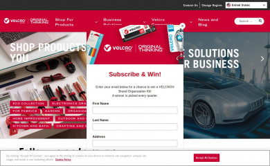 http://velcro.com screenshot