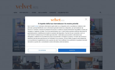 velvetpets.it screenshot