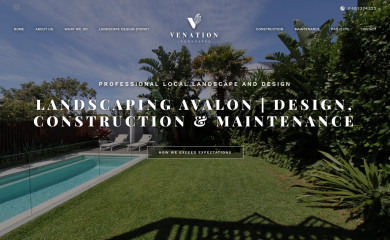 venationlandscapes.com.au screenshot