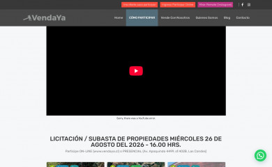 vendaya.cl screenshot