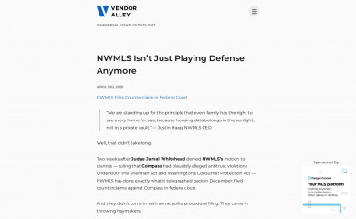 vendoralley.com screenshot