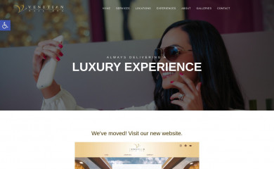 venetiansalon.com screenshot