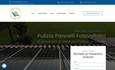 venetopuliziafotovoltaico.it screenshot