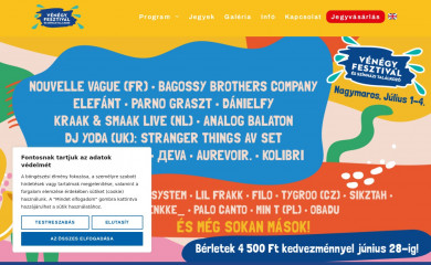 venegyfesztival.hu screenshot