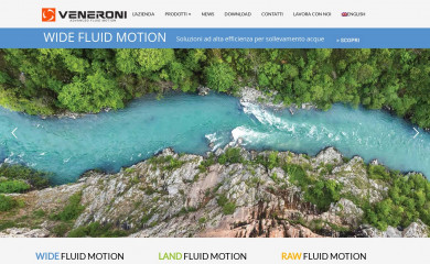 veneroni.it screenshot