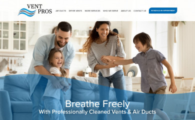 vent-pros.com screenshot