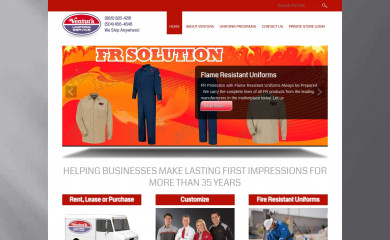 venturauniform.com screenshot