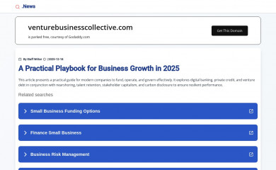 venturebusinesscollective.com screenshot