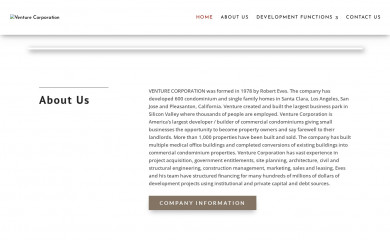 venturecorporation.com screenshot