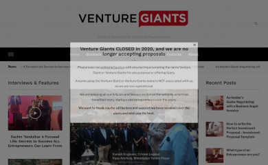 venturegiants.com screenshot