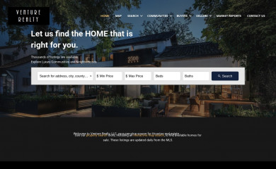 venturerealtyrei.com screenshot