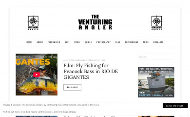 venturingangler.com screenshot