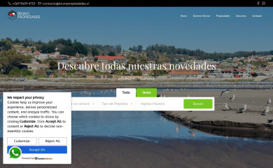 ventaparcelas.cl screenshot