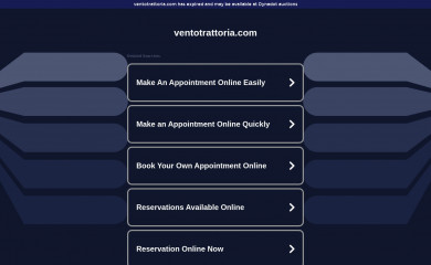 ventotrattoria.com screenshot