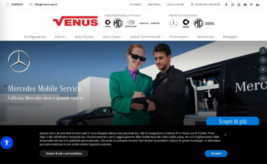 venus-spa.it screenshot