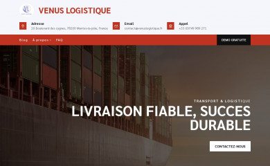 venuslogistique.fr screenshot