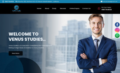 venusstudies.com screenshot