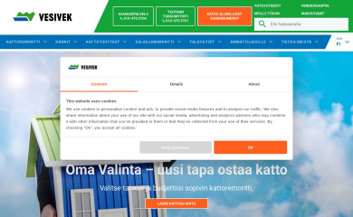 vesivek.fi screenshot