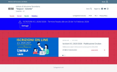 vespuccicolombo.it screenshot