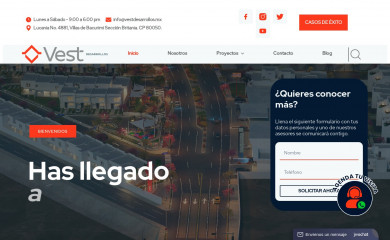 vestdesarrollos.mx screenshot