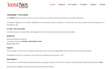 vestnet.dk screenshot