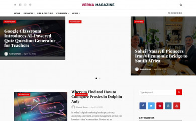 vernamagazine.com screenshot