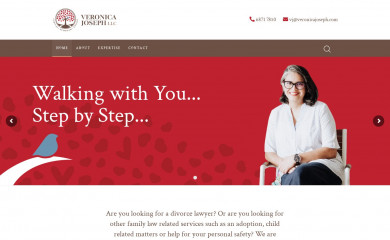 veronicajoseph.com screenshot