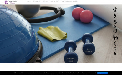 verasaludpilates.com screenshot