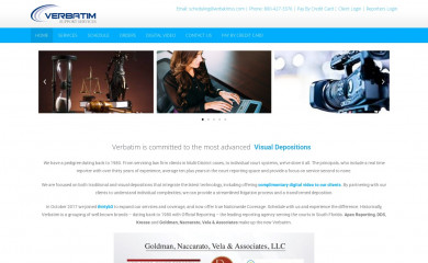 verbatimsupportservices.com screenshot