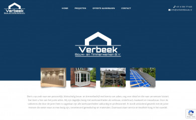 verbeekbouw.nl screenshot