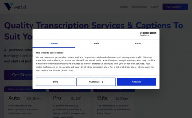verbit.co screenshot