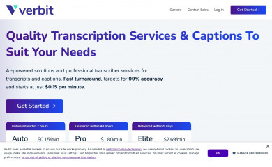 verbit.co screenshot