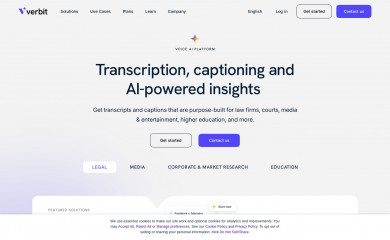 verbit.co screenshot