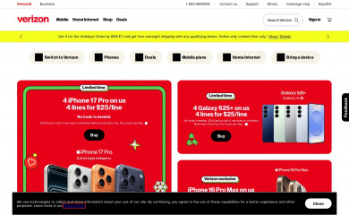 https://www.verizon.com/ screenshot