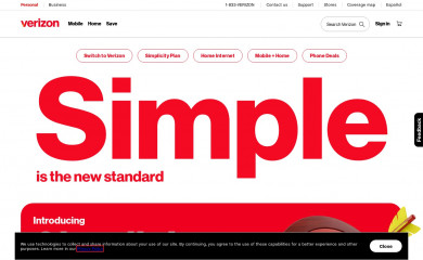 https://www.verizon.com/ screenshot