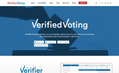 verifiedvoting.org screenshot