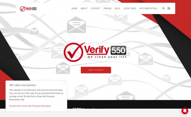 verify550.com screenshot