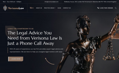 verisonalaw.com screenshot