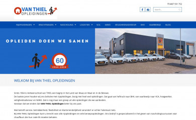 verkeersschoolvanthiel.nl screenshot