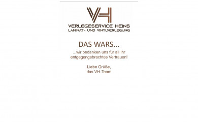 verlegeservice-heins.de screenshot