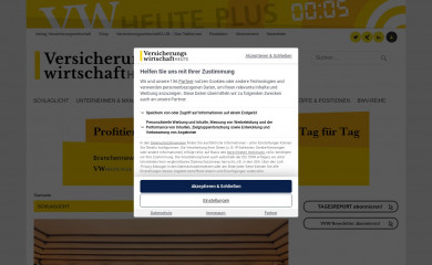 versicherungswirtschaft-heute.de screenshot